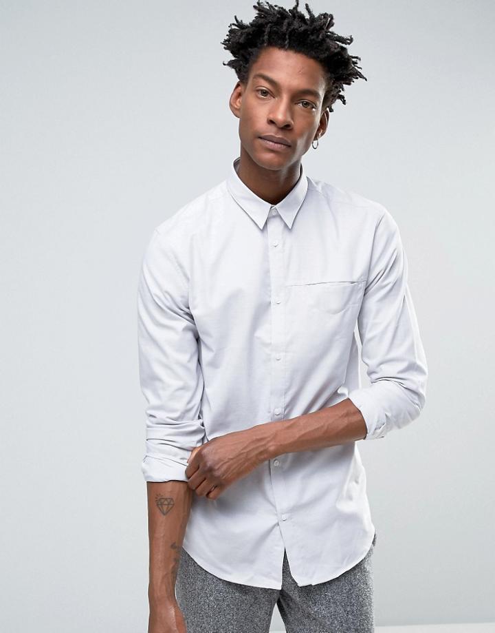 Selected Oxford Shirt - Gray