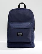 Jack & Jones Backpack In Navy - Navy