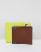 Ted Baker Leather Wallet Bifold - Tan