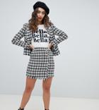 River Island A-line Tweed Skirt - Multi