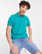 Selected Homme Embroidery Polo Shirt-green