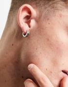 Steve Madden Cuff Earrings-silver