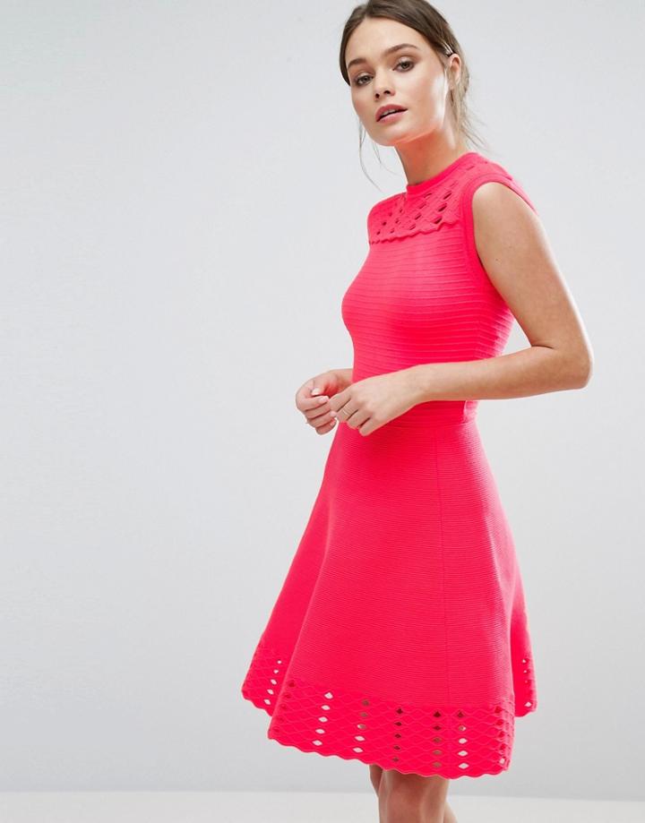 Ted Baker Zaralie Skater Dress - Orange