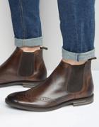 Base London Boxley Leather Chelsea Boots - Brown