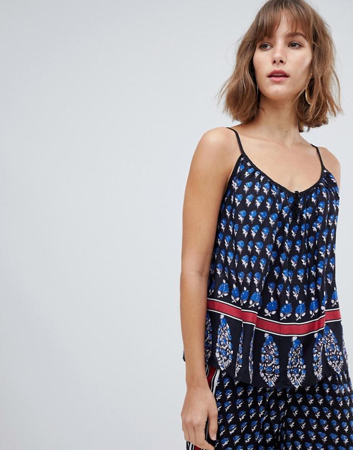 Mango Printed Cami Top - Multi