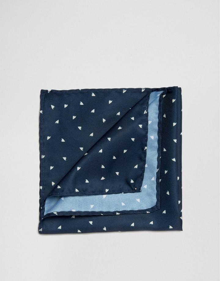 Jack & Jones Silk Pocket Square - Navy