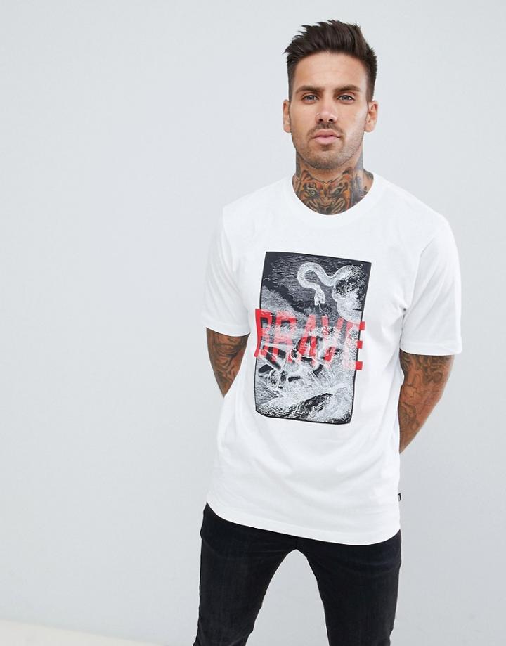 Diesel T-just-xz Brave T-shirt - White