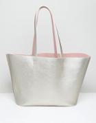 Asos Reversible Shopper Bag - Pink