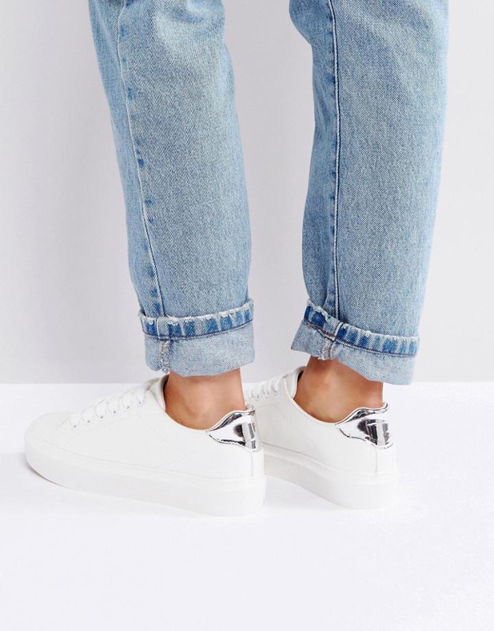 Blink Toecap White Sneaker - White