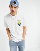 Only & Sons Chest Logo T-shirt In White