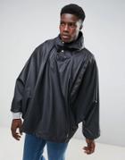 Herschel Forecast Waterproof Poncho In Black - Black