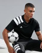 Adidas Soccer Training T-shirt With 90s Print In Black Cd1084 - Black