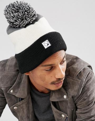 7x Bobble Hat - Black