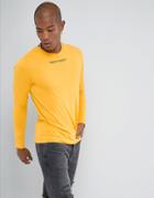 Night Addict Embroidered Logo T-shirt - Yellow