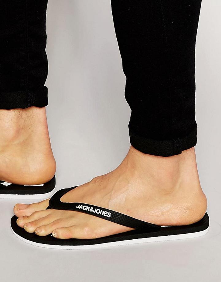 Jack & Jones Flip Flops - Black