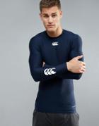 Canterbury Thermoreg Baselayer Long Sleeve Top In Navy E546845-769 - Navy
