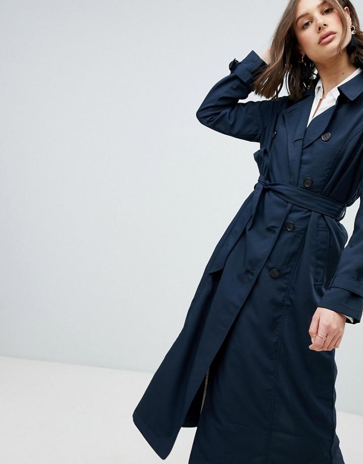 Vero Moda Trench Coat - Navy