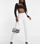 Asos Design Tall Original Mom Jean In Off White