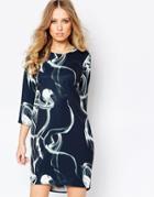 Y.a.s Dark Smokey Dress - Smokey Print