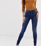 Only Tall Royal High Waist Skinny Jean-blue