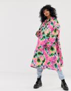 365 Dry Waterproof Rain Jacket In Tie Dye - Pink