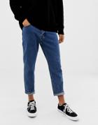 Cheap Monday Tapered Cropped Fit Jeans In Blue - Blue