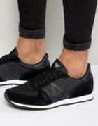 Armani Jeans Logo Runner Sneakers - Black