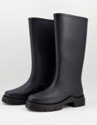Asos Design Wellington Boots In Black