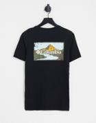 Columbia Rapid Ridge Back Print T-shirt In Black