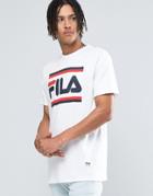 Fila Black Logo T-shirt - White