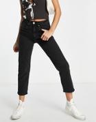 Cotton: On Straight Stretch Jean In Black