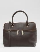 Ri2k Leather Tote Bag - Brown