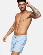 Topman Swim Shorts In Blue-blues