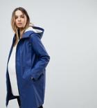 Asos Maternity Borg Raincoat-navy