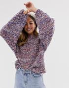 Moon River Speckled Knitted Sweater