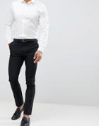 New Look Smart Skinny Pants In Black - Black