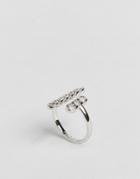 Limited Edition Open Chain Ring - Silver