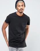 Cheap Monday Capped T-shirt Side Pocket - Black