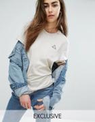 Le Coq Sportif Exclusive To Asos Tricolour T-shirt In Neutrals - Multi