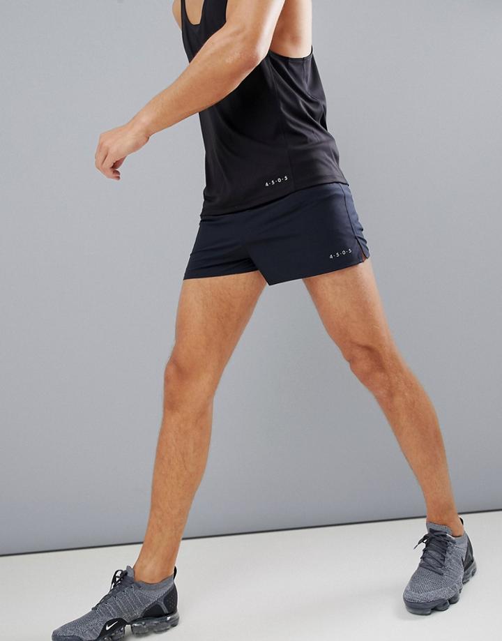 Asos 4505 Training Short In Short Length - Black