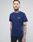 Penfield Perris Small Logo T-shirt In Navy - Navy