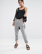 New Look Flecked Track Pants - Gray