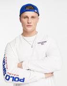 Polo Ralph Lauren Sports Capsule Arm Logo Long Sleeve Top In White