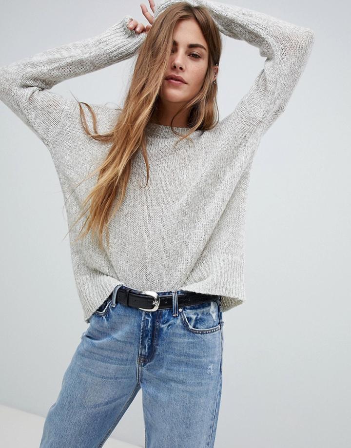 New Look Sweater In Gray - Gray