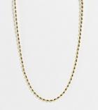 Shashi Asha Bead Chain Necklace In Gold Plate
