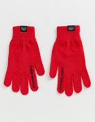 Cheap Monday Branded Gloves - Red