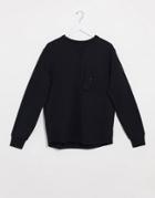 G-star Chest Pocket Sweatshirt In Black