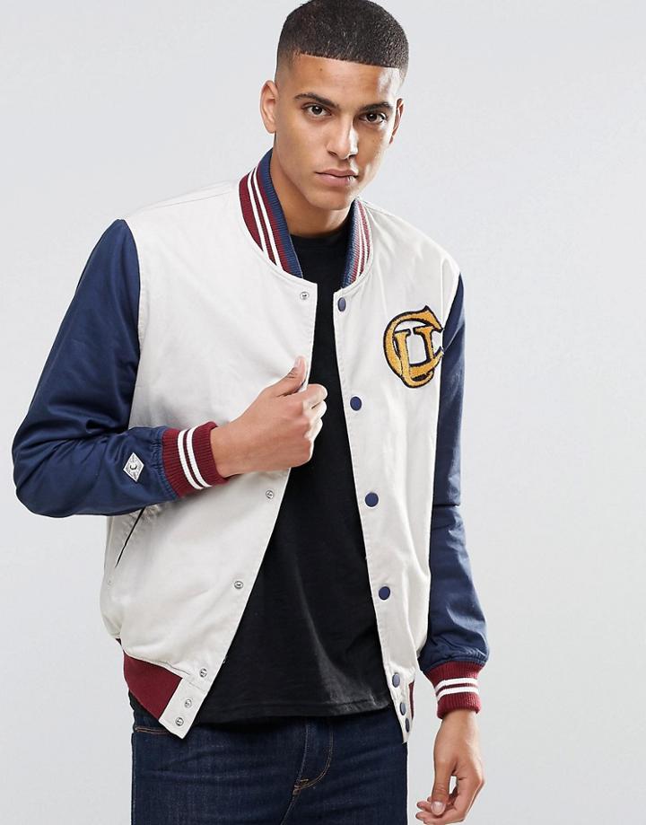 Pepe Jeans Baseball Jacket - White