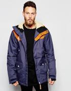 Clwr Waterproof Jacket With Contrast Shoulders - Patriot Black