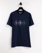 Original Penguin Diamonds Pete T-shirt-navy